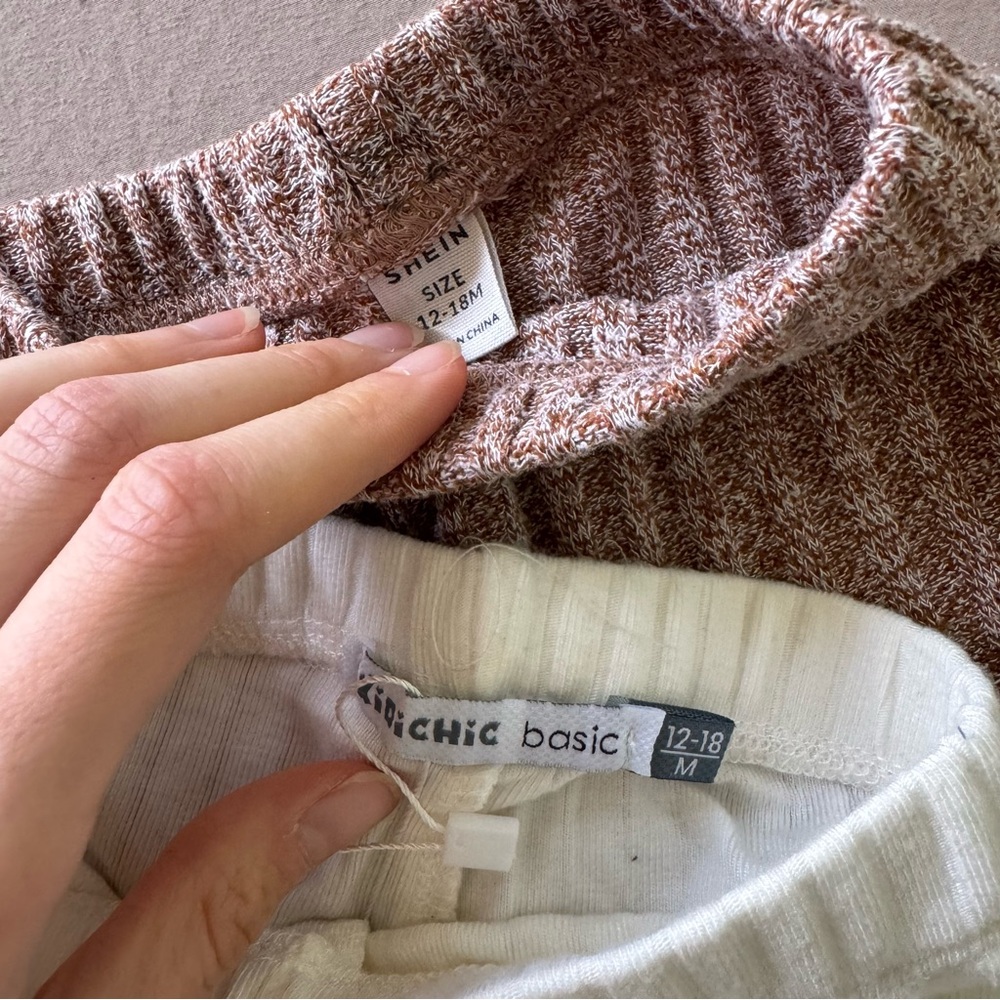 Baby Toddler Ribbed Leggings Bundle - Picture 7 of 11